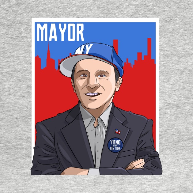Andrew Yang For New York City Mayor 2021 by Noseking